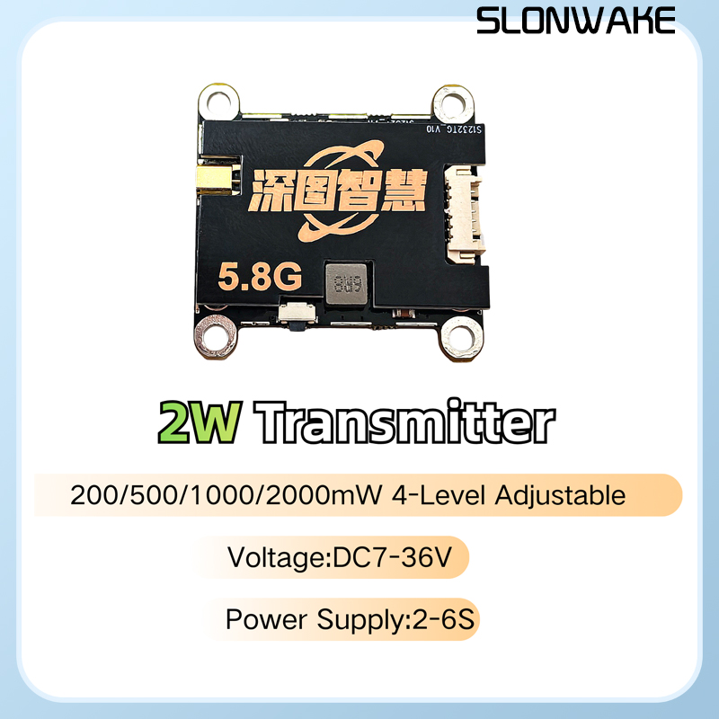 SLONWAKE 5.8G 56CH 2W transmit - Fpv Drone Camera 评论和价格