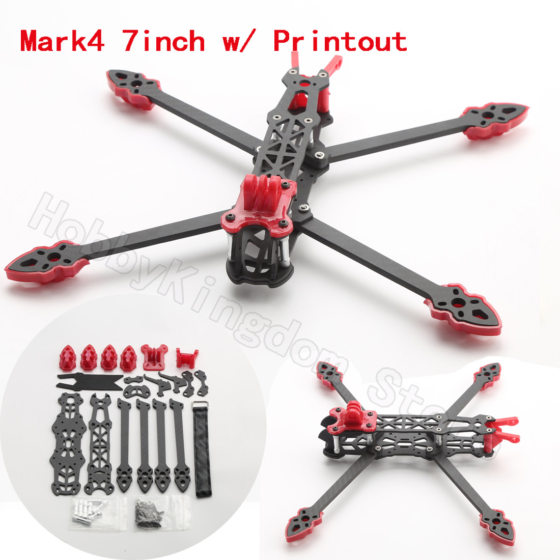 Mark4 7 inch FPV Drone Frame 2 - Carbon Fiber Drone Arm 评论和价格