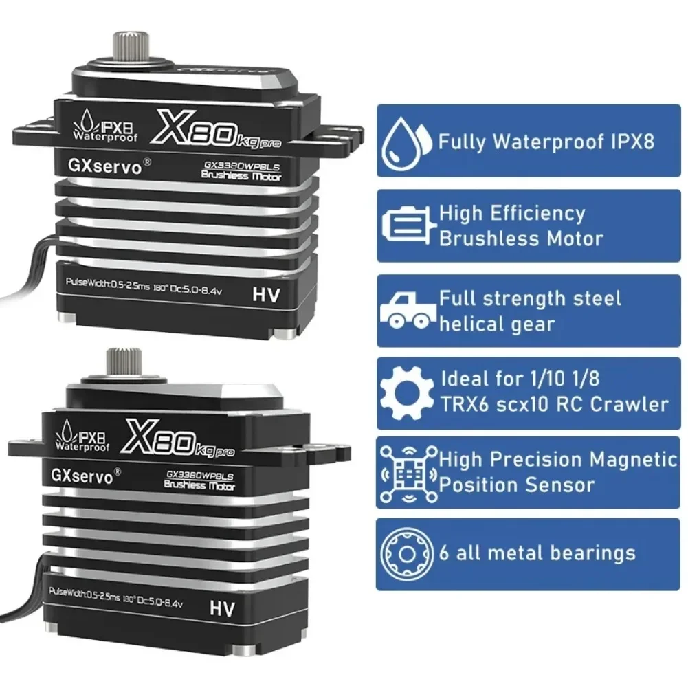 80KG Digital Servo Motor All M - Rc Car Servo 评论和价格