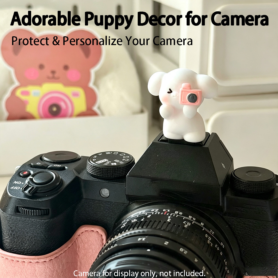 Cute 3D Puppy Camera Hot Shoe  - Canon Camera Eos R50 评论和价格