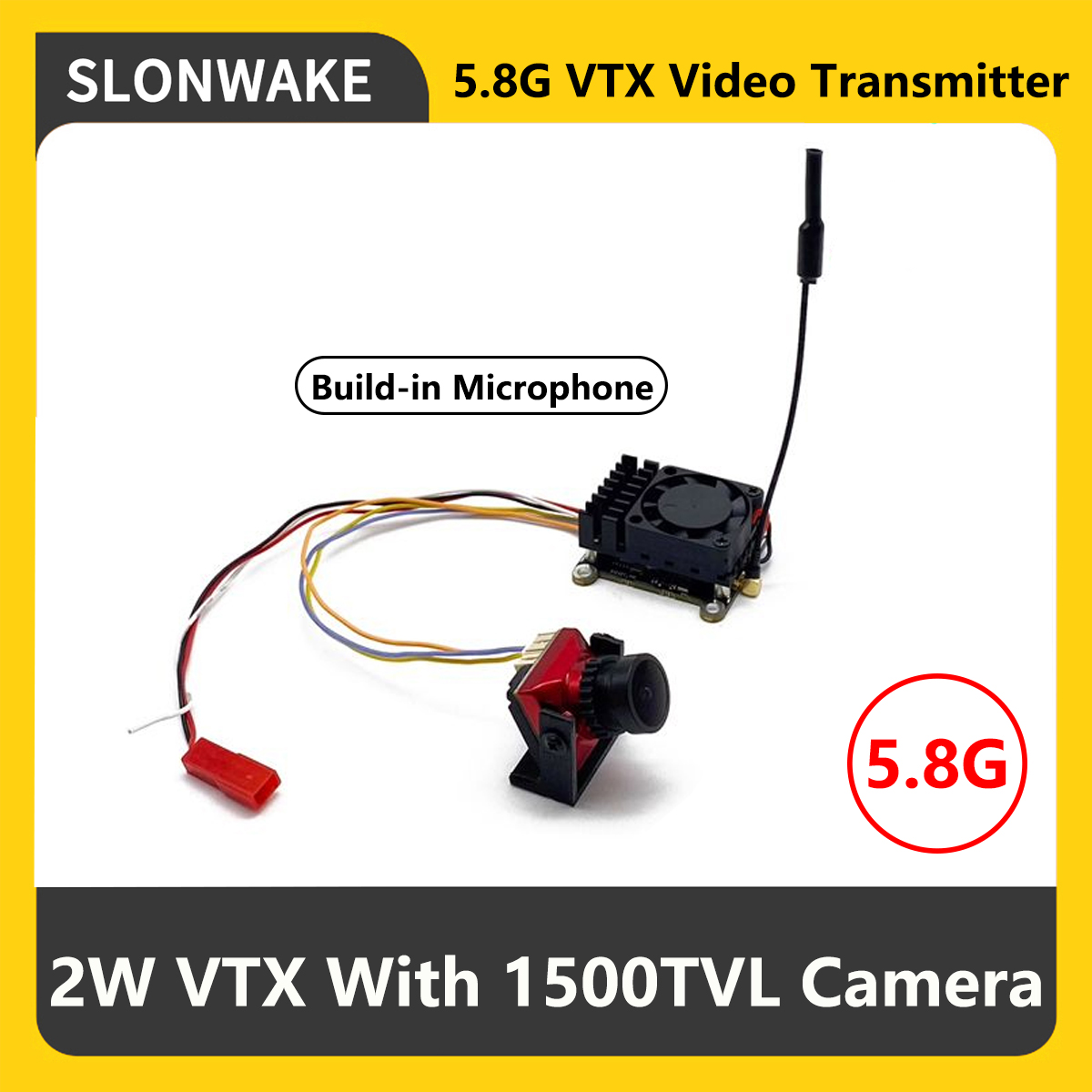 SLONWAKE 5.8G 2000mW FPV VTX T - Fpv Drone Camera 评论和价格