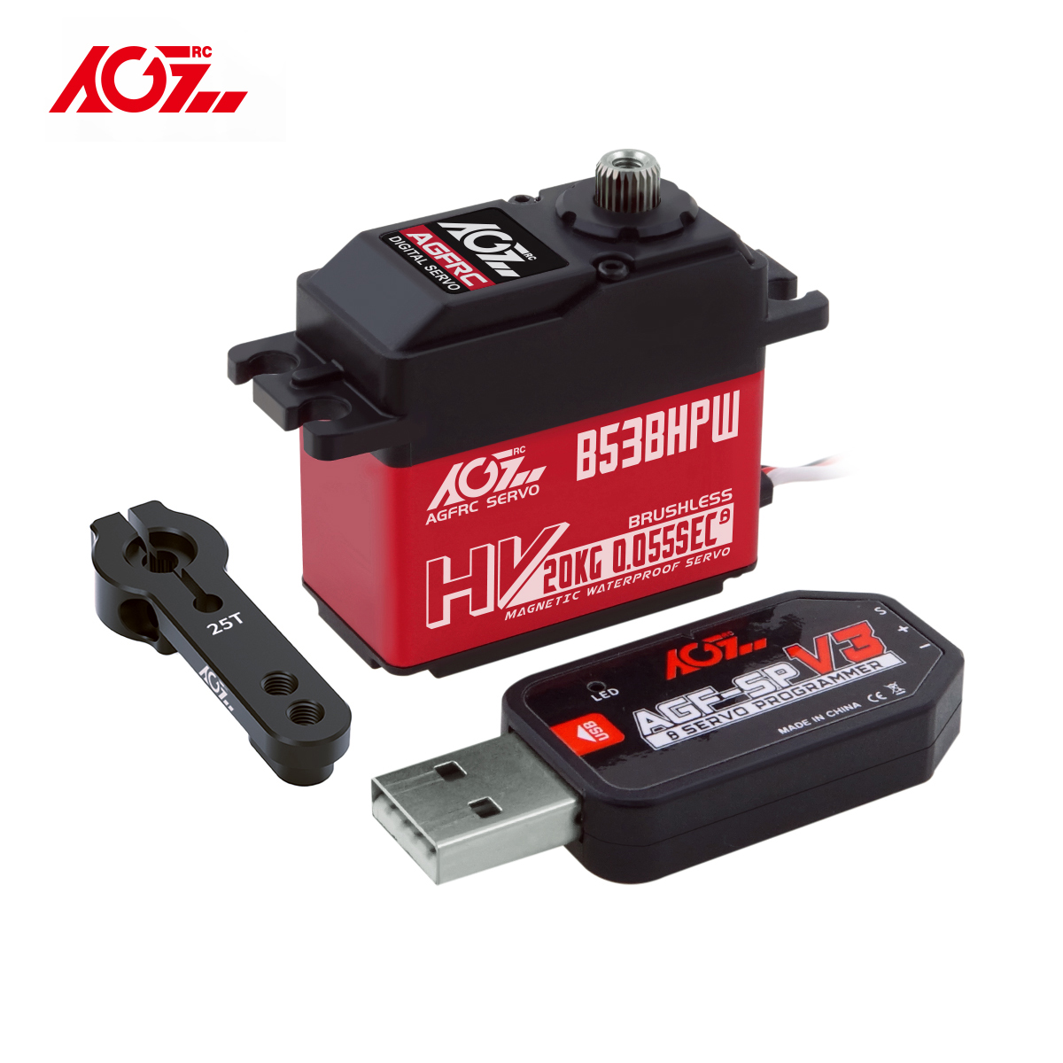 AGFRC Servo B53BHPW HV Super S - Rc Car Servo 评论和价格