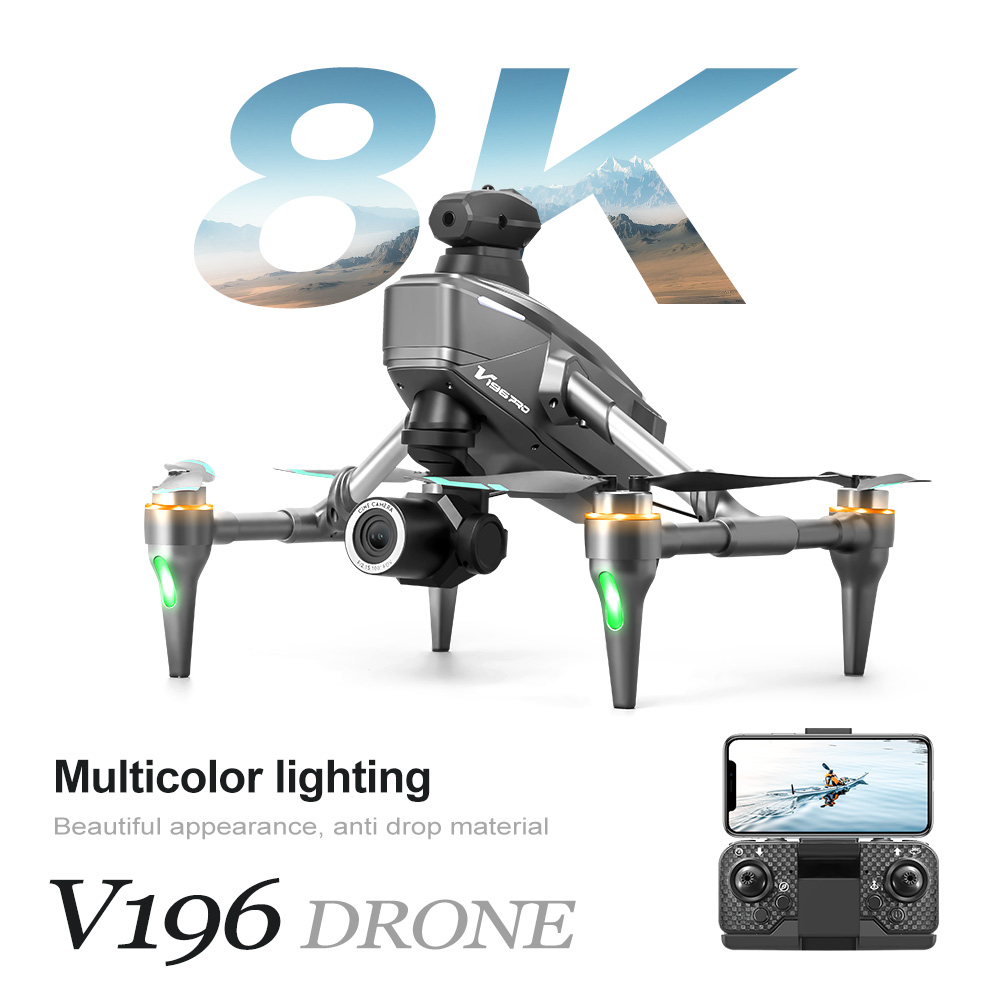 2024 New V196 Drone 8K Profess - Drone V196 Rc 评论和价格